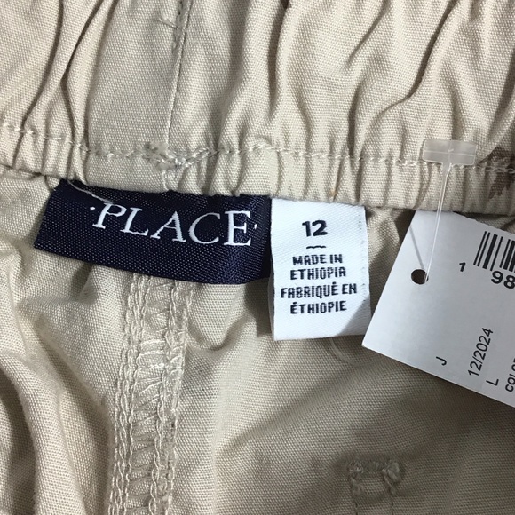 The Children's Place 100% Cotton, Cream and Tan Kids Matching Set - Picture 6 of 13